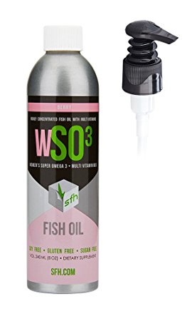 WSO3 Vitamin Fortified Omega-3 Oil for Women 8 oz with pump