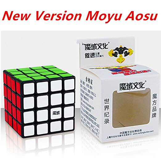 CuberSpeed Moyu Aosu 4x4 black 62mm magic cube 4x4x4 speed cube puzzle