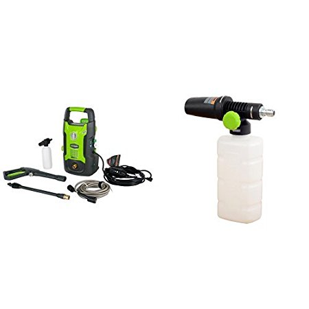 GreenWorks 1600 PSI 1.2 GPM Pressure Washer   High Pressure Soap Applicator