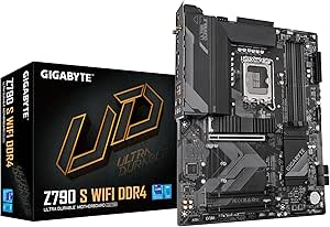 GIGABYTE Z790 S WIFI DDR4 LGA 1700 Intel Z790 ATX Motherboard with DDR4, Triple M.2, PCIe 4.0, USB 3.2 Gen2 Type-C, 2.5GbE LAN, PCIe EZ-Latch, Multi-Key