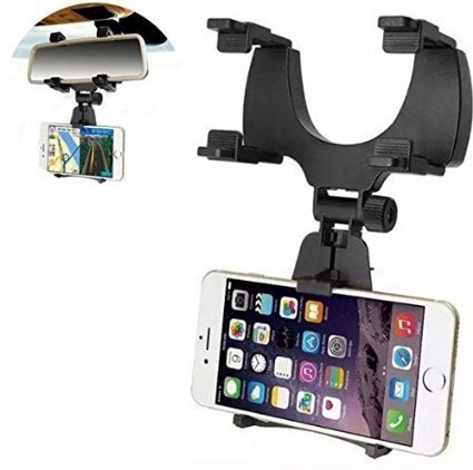 Genxtra GNX-5.5 Universal Mobile Car Rear View Mirror Mount holder