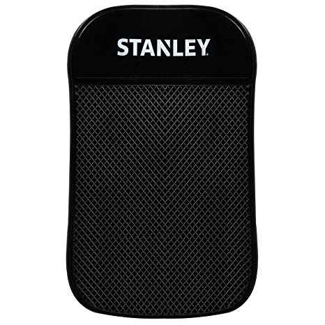 Stanley Sticky Pad - Universal Car Dashboard Mat w/Extra Strong Anti-Slip Grip for Cell-phone, Tablet, GPS, iPod, Keys or Sunglasses - Great for Car, RV, Golf Cart, Boat & More - 3.5" x 5.75"