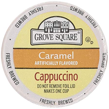 Grove Square Single Serve Caramel Cappucino Single serve cup 24 Ct for Keurig Brewers
