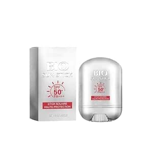 Bio sun stick spf50,Protector solar en barra,Bio Sun Stick for Face and Body,Strong UV Protection, Refreshing Non Greasy, SPF50 ..