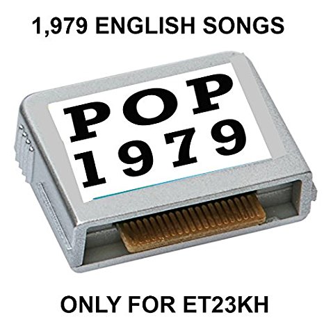 Magic Sing POP Chips for ET23KH ONLY. A Collection of Almost 2000 Songs All Time Favorite English POP Songs. Only Works with Magicsing Et23kh