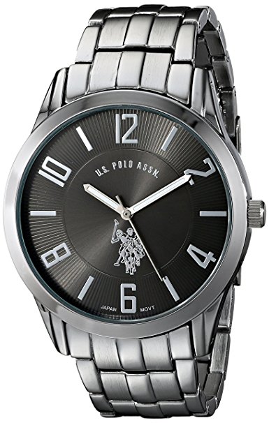 U.S. Polo Assn. Classic Men's USC80038 Gunmetal-Tone Bracelet Watch