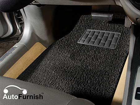 Autofurnish AFFM500271 Universal Car Foot Mat (Set of 3, Black)