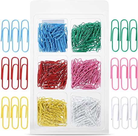 Mr. Pen- Paper Clips, 1.3 Inch, 450 Pack, Small Paper Clips, Colored Paper Clip, Clip, Paperclips, Paper Clip, Clips for Paperwork, Paper Clips for Office, Paper Clips Small, Colored Paper Clips