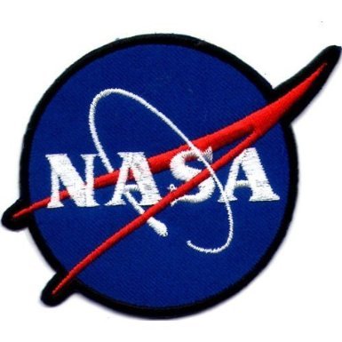 Nasa Space Blue Shuttle Appliques Hat Cap Polo Backpack Clothing Jacket Shirt DIY Embroidered Iron On / Sew On Patch #3