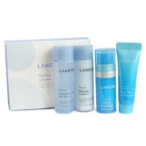 KOREA Cosmetics 2014 New Advanced Laneige Basic Step Moisture Trial Kit 4 items
