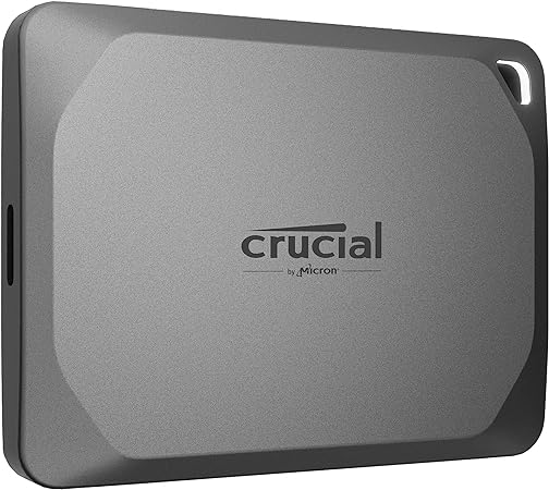 Crucial X9 Pro 1TB Portable SSD - Up to 1050MB/s Read and Write - Water and dust Resistant, PC and Mac, with Mylio Photos  Offer - USB 3.2 External Solid State Drive - CT1000X9PROSSD902