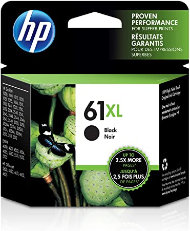 HP 61XL | Ink Cartridge | Black | CH563WN