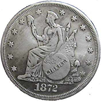 MarshLing Best Morgan US Dollars-1872 Coin Collecting-US Dollar USA Old Pre Morgan Dollar -Handmade Coin Perfect Quality
