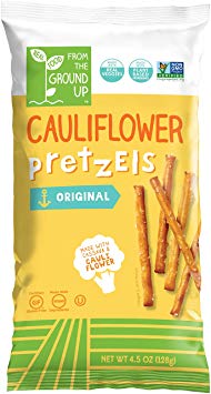 Real Food From The Ground Up Cauliflower Pretzel Snacks (6 Pack) (Sticks)