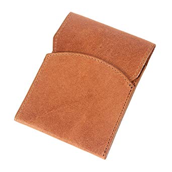 Col. Littleton Mens Leather Front Pocket Wallet with Flap