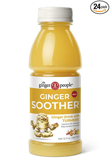 The Ginger People Ginger Soother With Turmeric, 12 Oz (Pack Of 24)