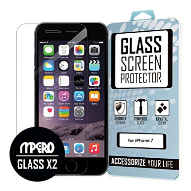 EMPIRE iPhone 7 Tempered Glass Screen Protector Cover, Clear [2-Pack]