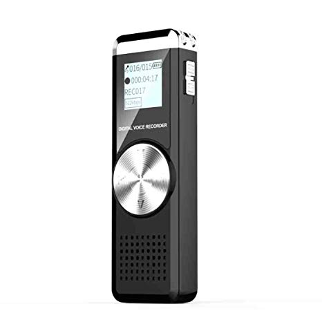 IIDA Voice Recorder 8GB Portable Tape Recorder Digital Audio Recorder for lectures Meetings Voice Recorder Play Back