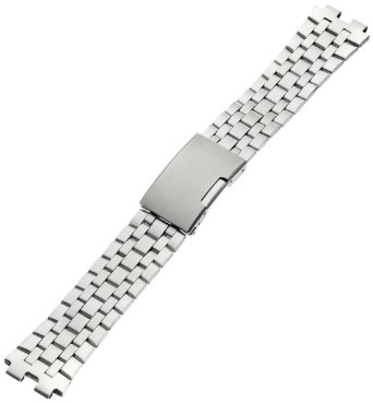 Xiemin® High Quality Stainless Metal Strap Watchband for Pebble Steel Smart Watch (Brushed Stainless)