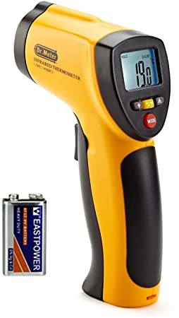 Dr.Meter IR-20 122F-1022F Non-Contact Digital Laser Infrared Thermometer Temperature Gun with Backlit LCD Display