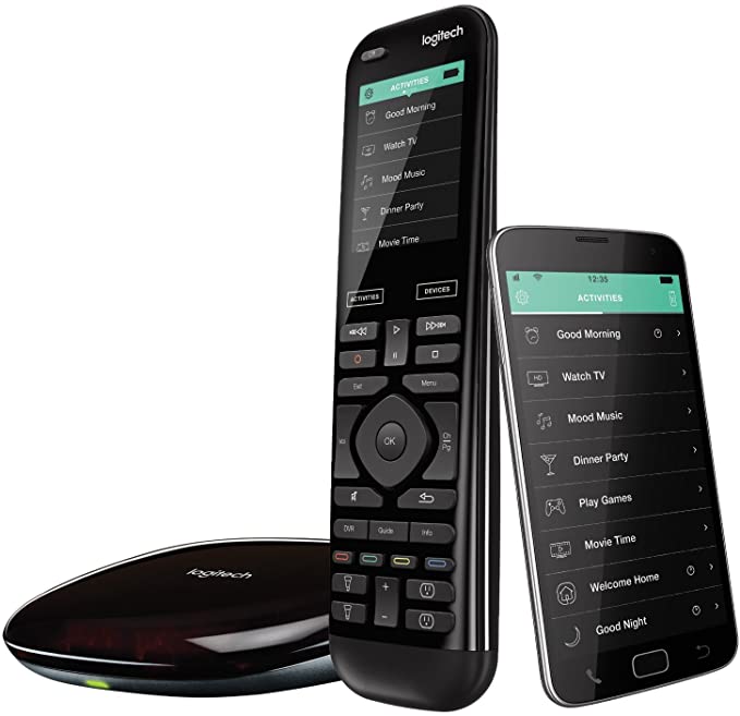 Logitech Harmony Elite Remote Control, Hub and App