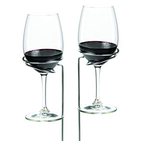True Fabrication 2219 Picnic Stix 2 Wine Glass Set