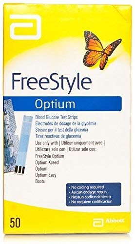 Freestyle Optium Glucose Test Strips