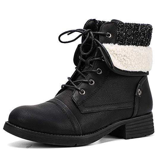 Moda Chics Fashion Ankle Boots for Women Combat Boots