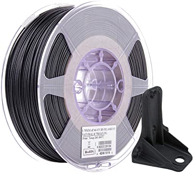 eSUN Enhanced Carbon Fiber Filled Nylon Filament 1.75mm, Upgraded PAHT-CF 3D Printer Filament, 0.75KG Spool 3D Printing Filament for 3D Printers, Natural