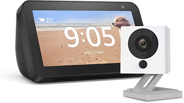 Echo Show 5 (Black)   Neos SmartCam, 2-Way Audio Smart Camera, Works with Alexa