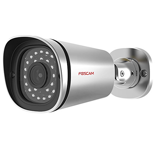 Foscam FI9901EP 4MP HD Outdoor PoE Bullet Security IP Camera, IP66 Weatherproof, WDR 2.0, 6X Digital Zoom, IR 20m Night Vision, Motion Detection, Alert Push, One-Click Firmware Upgrade