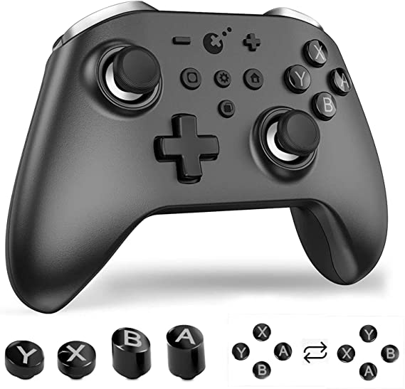 GuliKit No Stick Drift, Hall Effect Sensing Joystick, No Deadzone, FPS Model Controller, KingKong 2 Pro Wireless Bluetooth Controller for Switch/PC/Android/Steam, with Keycap