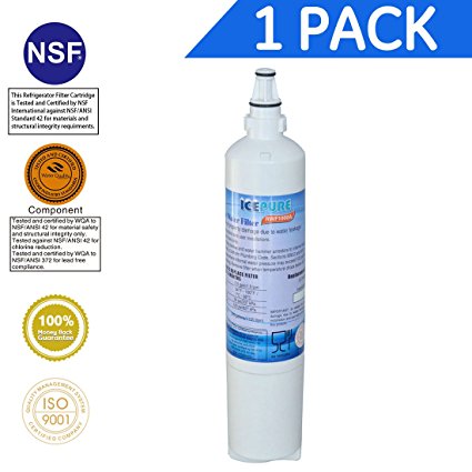 Icepure RWF1000A 1PACK Refrigerator Water Filter Compatible with LG LT600P, 5231JA2006A,KENMORE 9990