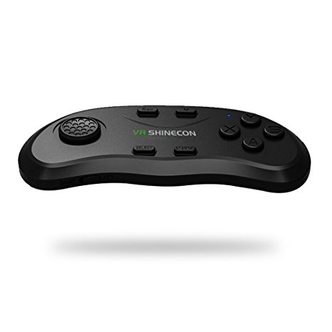 XIAOKOA VR Headsets Bluetooth Remote Controller, Protable Wireless Gamepad Compatible with iOS & Android System for 3D Virtual Reality Glasses mobile phone