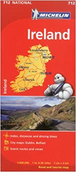 Michelin Ireland Map 712 (Maps/Country (Michelin))