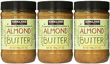 Kirkland Signature - Creamy Almond Butter, 27 Ounce - 3 Jars