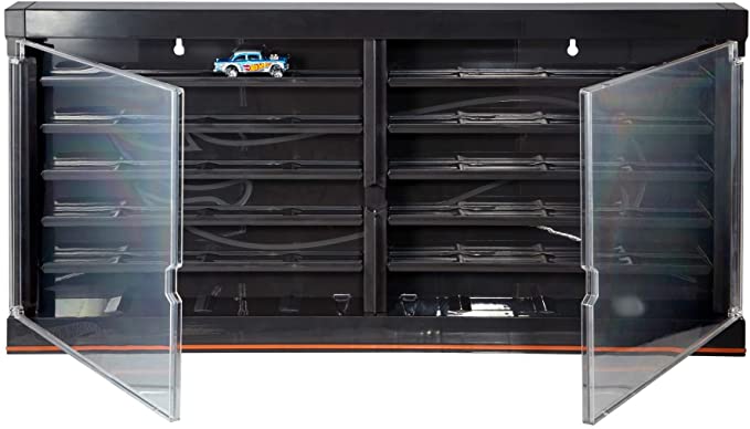 Hot Wheels Premium Collector Vehicle Case for Collectors of All Ages Stores up to 50 cards and includes 1 exclusive vehicle Great Gift Idea