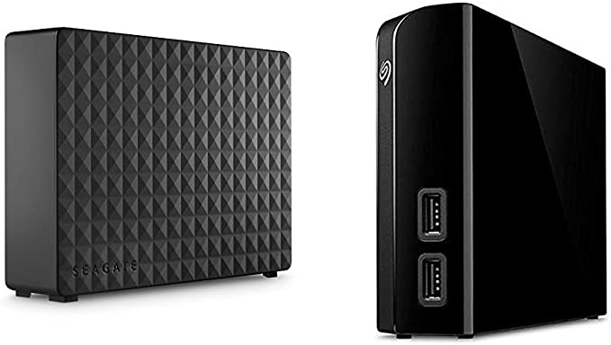 Seagate Expansion Desktop 10TB External Hard Drive HDD (STEB10000400) & Backup Plus Hub 10TB External Hard Drive Desktop HDD (STEL10000400)