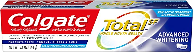 Colgate Total Advanced Whitening Toothpaste, 5.1 Ounce