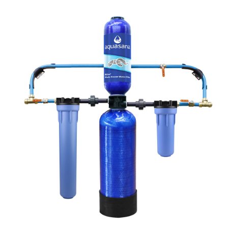 Aquasana EQ-1000-AMZN Whole House Water Filtration System 10-Year Million-gallon Rhino Eq-1000 with Pro Install Bundle