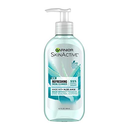 Garnier SkinActive Face Wash with Aloe Juice, For Dry Skin,  6.7 fl. oz.