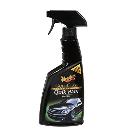 Meguiar's G7716C Gold Class Carnauba Plus Premium Quick Wax, 16-Ounce, Black/Yellow