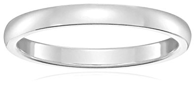 Classic Fit 10K Plain Wedding Band, 2mm