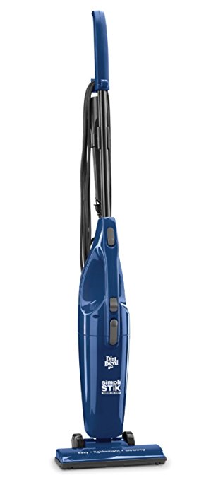 Dirt Devil Vacuum Cleaner Simpli-Stik Lightweight Bagless Corded Dark Blue Stick and Handheld Vacuum SD20009