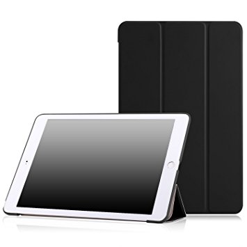 MoKo iPad Air 2 Case - Ultra Slim Lightweight Smart-shell Stand Cover Case for Apple iPad Air 2 9.7 Inch 2014 Released Tablet, BLACK (with Auto Wake / Sleep, Not Fit iPad Air 2013 Released Tablet)