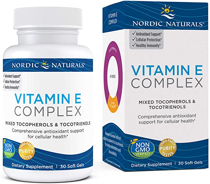 Nordic Naturals Vitamin E Complex, 30 Count