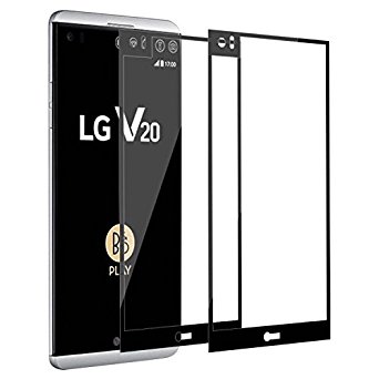 LG V20 Screen Protector ,Bomxy Glass Full Screen Coverage Protector ,Scratch Resist Clear Film for LG V20 (2 Packs)
