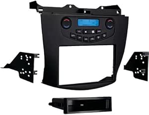 Fits 2003 - 2007 Honda Accord without Navigation Single & Double DIN Installation Kit, Single DIN head unit provision with pocket, Double DIN head unit provision, 99-7803G