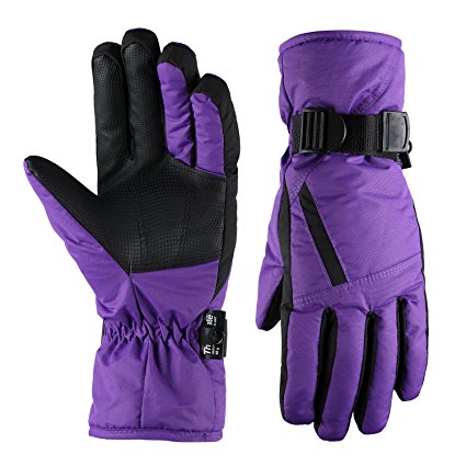 Winter Gloves, Fazitrip Men's and Women's Waterproof Windproof Ski Gloves with 3M Thinsulate Insulation Idea for Skiing, Snowboarding，Cycling and Other Winter sports