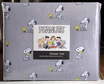Berkshire Peanuts Snoopy Woodstock Sheet Set - Full Size Sheet Set